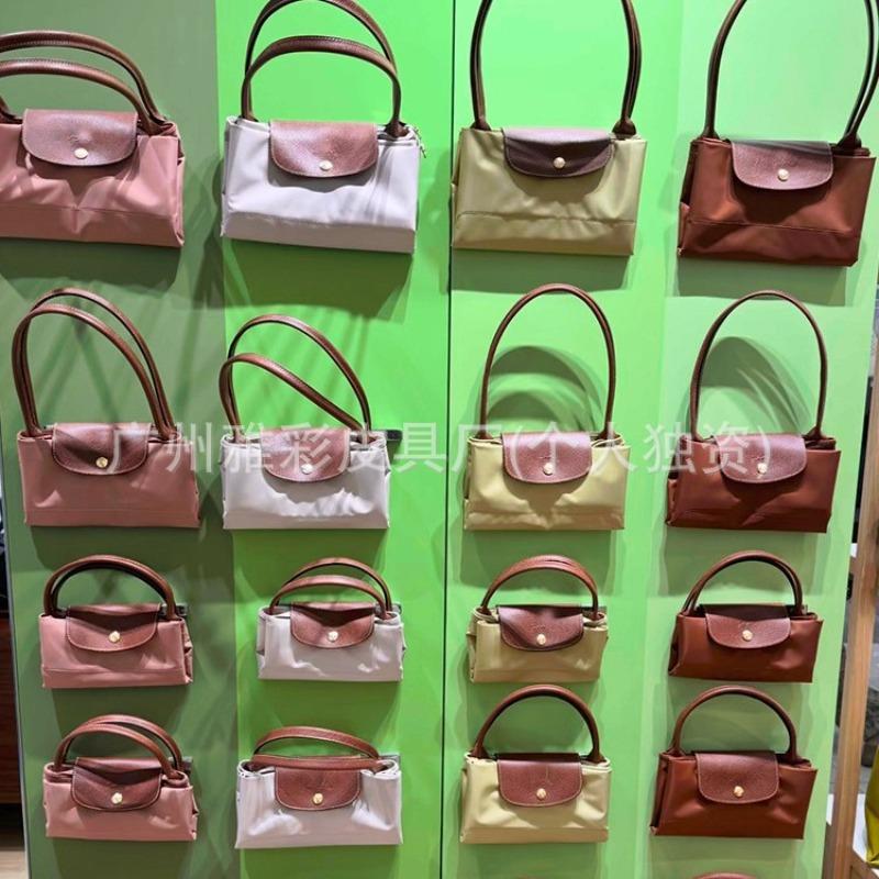 High Quality Dragon Inlaid Bag Week Commemorative Embroidered Dumpling Bag Nylon Handbag Large Capacity Shoulder Tote Bag