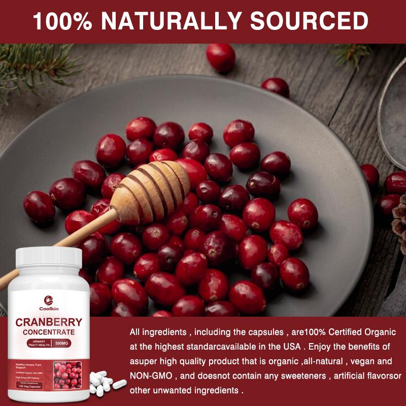Coolkin Cranberry Capsules - 500mg - Urinary Tract Health