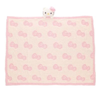 Blanket with Mascot Ribbon and Kitty 04 Kitty Blanket Part 70 X 100cm Mascot Part H15 X W15cm Including Ears and [Marushin] Approx. Approx. (not