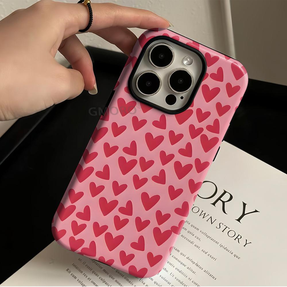 Simple Love Girl 2-in-1 Anti-drop Film Case iPhoneAIR Mobile Phone Case Apple 16PROMAX