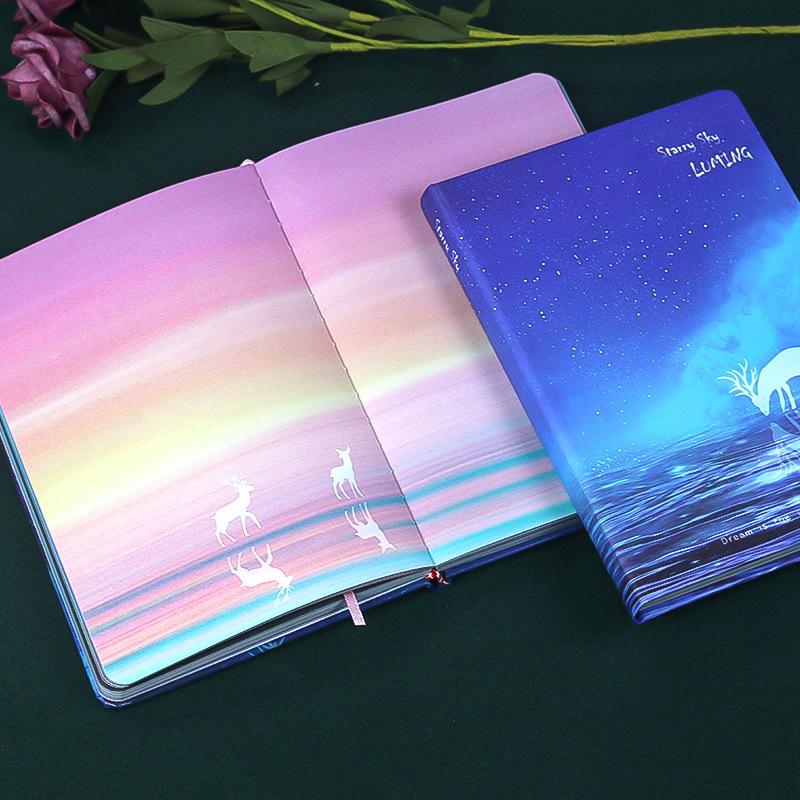 Retro Starry Sky Student Diary: Full-Color Planner Notebook
