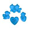 Eltern-Kind Silikonform für Schlüsselanhänger Schmuckherstellung, DIY Anhänger Charms Form