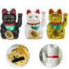 Rifeng Electric Waving Lucky Cat 6 Inch Ideal for New Store Opening High Quality Plastic Wealth and Treasure Indication Cat