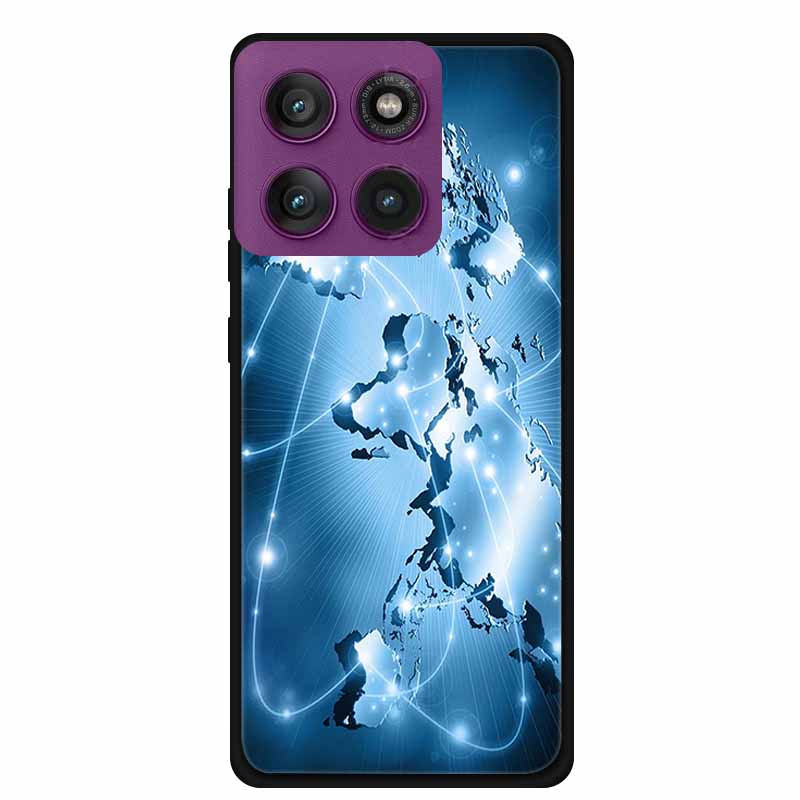 6.7" For Motorola Edge 60 Pro 5G Case Coque Shockproof Black Silicone TPU Soft Back Cover For Motorola Edge 60Pro Phone Case Bag