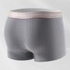 5Pcs Men Boxer Underwear Mid-rise Elastic Waistband Slim Fit Breathable Boxer Briefs Moisture-Wicking U-Convex Panties Daily Wear