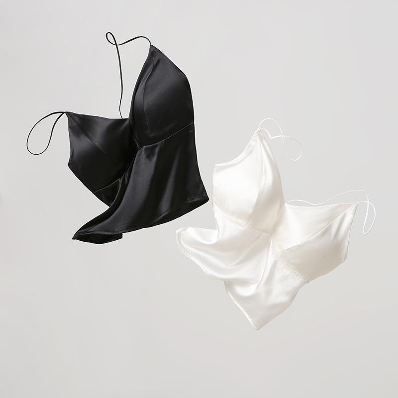 Fairy Senseless 19 Momme Silk Adjustable Wireless Bandeau Bra