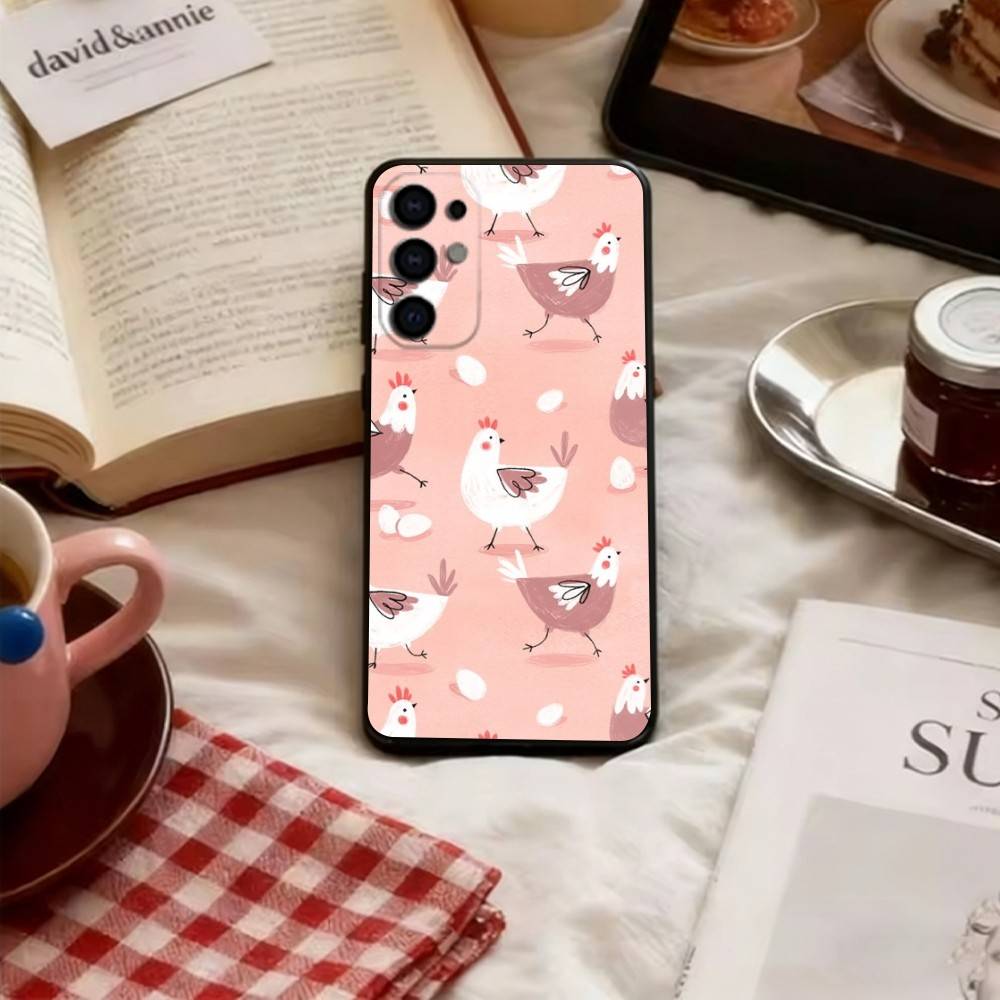 

Cute Chick Pattern Phone Case For Samsung S25,S24,S21,S22,S23,S30,Ultra,S20,Plus,Fe,Soft Black Cover Samsung S20plus5G