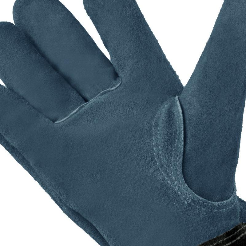 1PAIR cowhide long tube heat insulation gardening gloves outdoor flower arrangement garden gloves anti-cutting work gloves