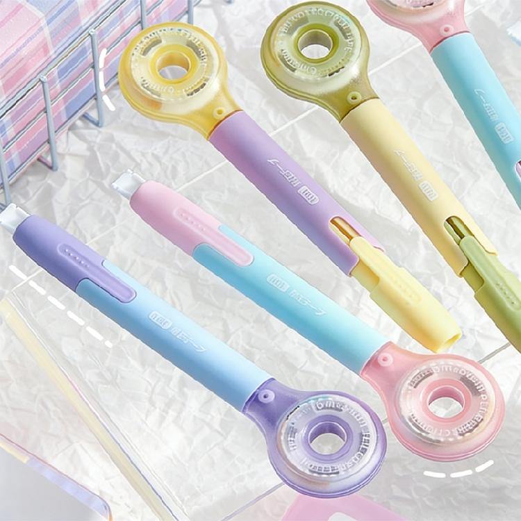 4Pcs 6mX5mm Correction Tapes Roller School and Offices Supplies White Correction Tape Total 36m for Writing Scrapbooking