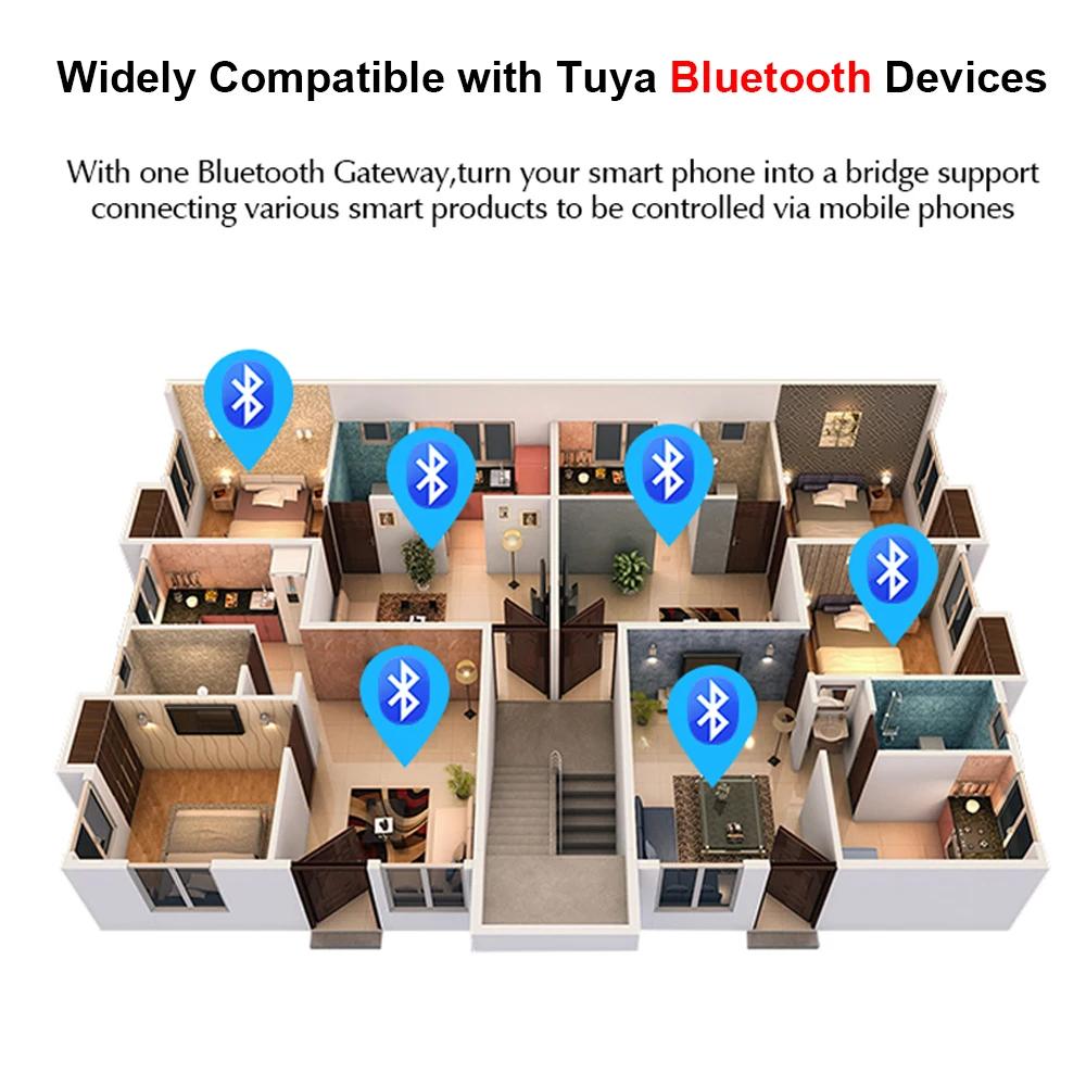 Tuya Bluetooth Gateway Hub Smart SIG Mesh Bridge WiFi Smart Life APP Remote Control Bluetooth Device Work with Alexa Google Home