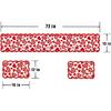 13 X 72 Inch Red Heart Lace Table Runner for Valentine's Day Decor