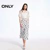 ONLY Women's Bowknot Print A-Line Midi Skirt