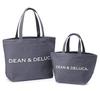 DEAN DELUCA Tote Charcoal Large & Bag, Gray,