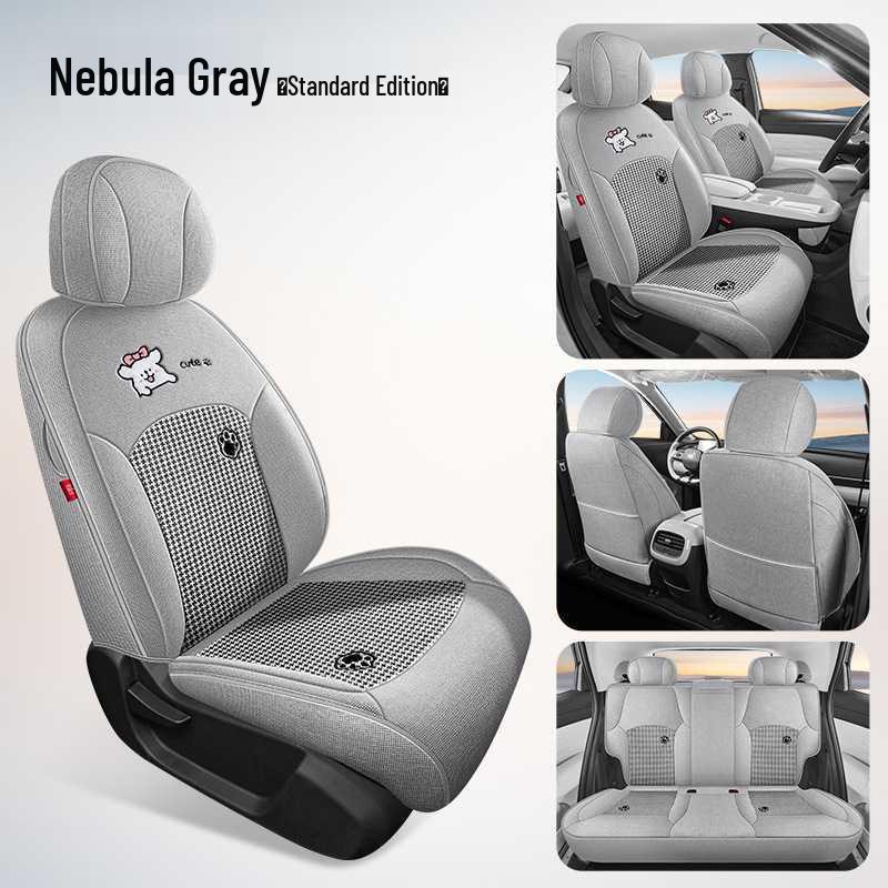

2025 Jihu T1 All-Season Full Coverage Linen Car Seat Covers for 425MAX/PLUS Jihu T1 Exclusive 5-Seat Full Coverage