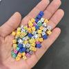 100Pcs 5*5*5Mm Mini D6 Acrylic Gaming Dice Solid Cube Set Standard Six Sided For Board Game Accessories