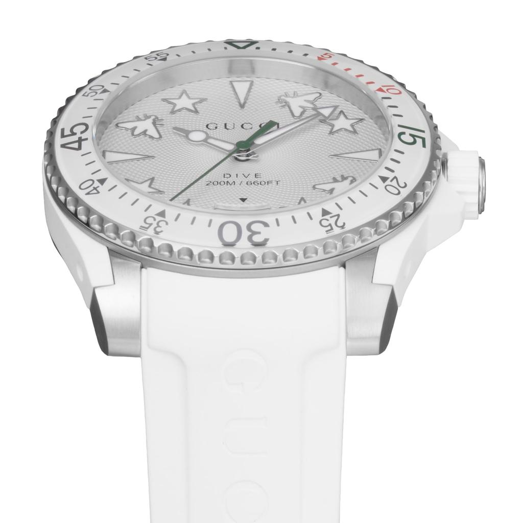 Gucci Dive YA136337 Men's Gray Dial Watch