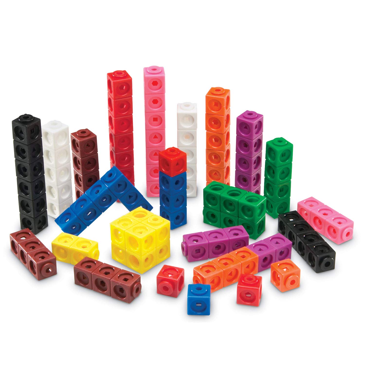 

Learning Resources MathLink Series Cubes, 100-Piece Set, Authentic Math Toys, LER4285