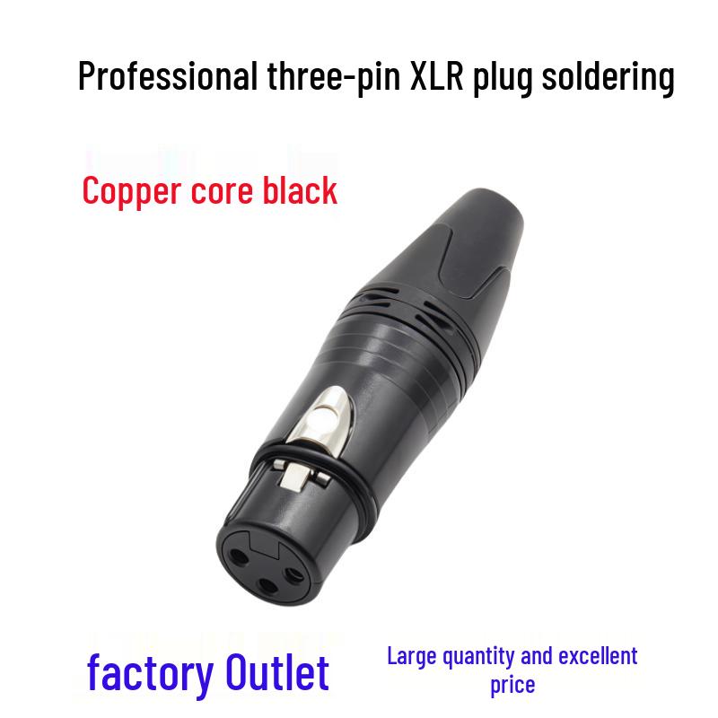 3-Pin XLR Male-Female Balanced Audio Cable for Microphone, Speaker, or Mixer