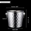 Stainless Steel Tiger Head Ice Bucket