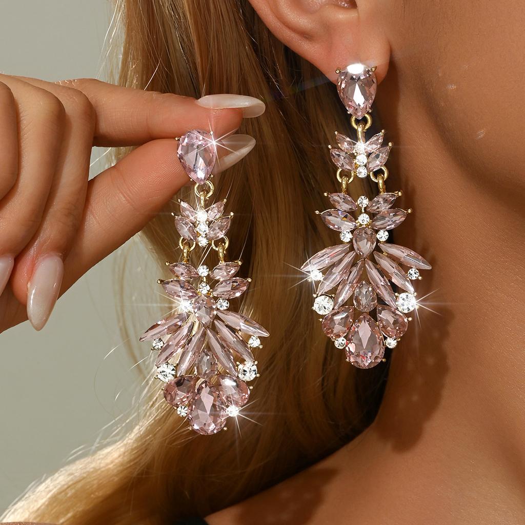 Cross Border Trendy Geometric Chic and Innovative Multi-color Dreamy Earrings and Accessories To Wear