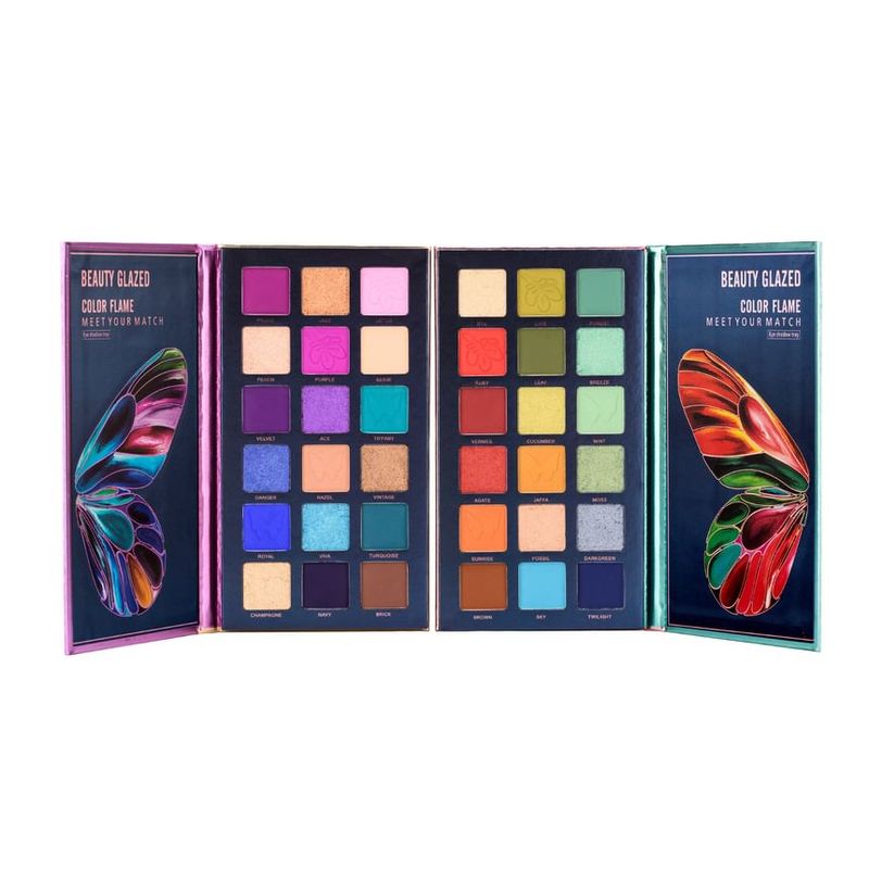 BEAUTY GLAZED - Color Flame Butterfly Eyeshadow Palette (18 Colours)