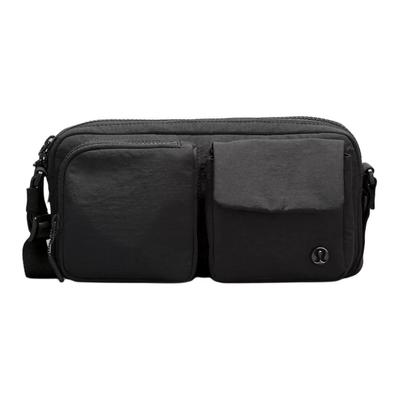 Multi-Pocket 2.5L Crossbody Bag Unisex Bags Black LU9BJ8S-0001