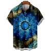 Luxury Men's Shirts Summer Fashion Blouse Casual Men's Clothing Hawaiian Shirts Oversized T-Shirt For Male Outdoor Streetwear