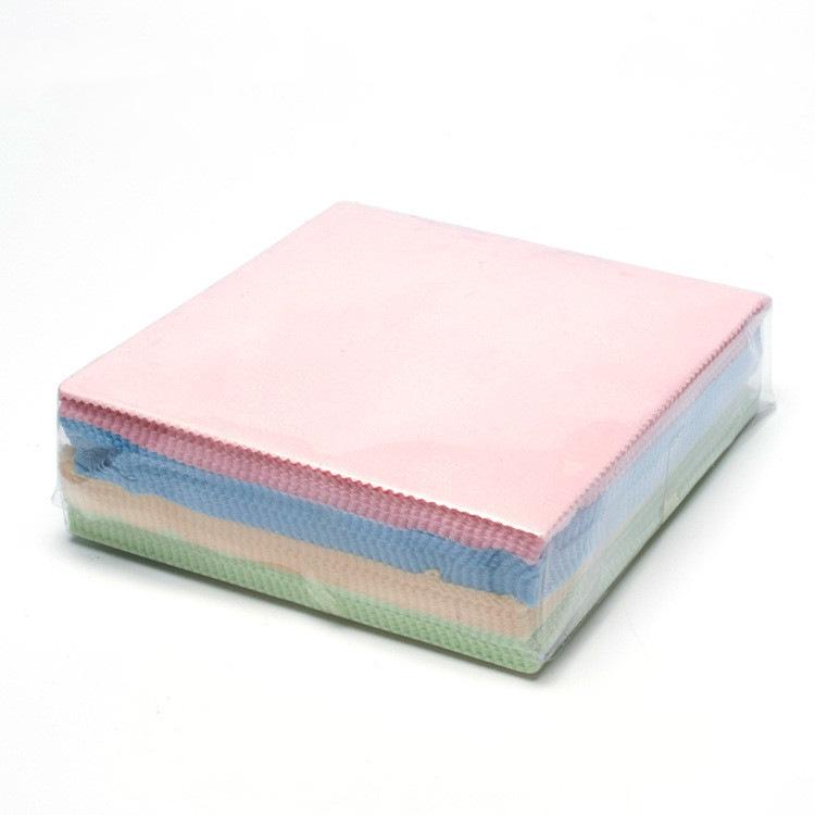 Doppelseitiges Plüsch-Rayon-Linsen- & Brillenreinigungstuch für Brillen & Bildschirme