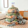 Almofada de Pelúcia Casco de Tartaruga Única e Adorável, Brinquedo de Pelúcia Vestível para Relaxamento Aconchegante