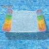 Inflatable Pool Hammock Float PVC Water Hammock Lounge 4 In 1 Saddle Lounge Chair Drifter Lake Beach Float Lounger for Summer Water Fun