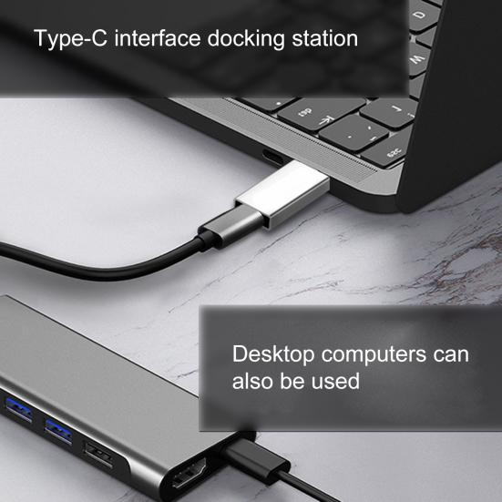Aluminum Alloy Type-C OTG Adapter PD To USB3.0 Fast Charging Converter for Laptop