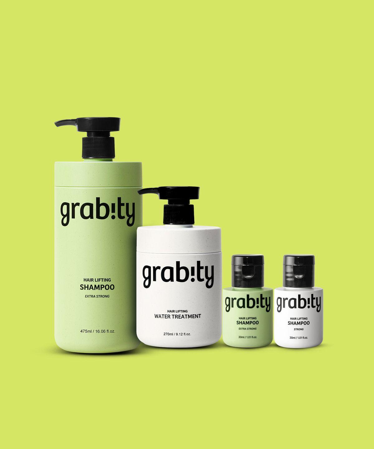 Hair Lifting Extra Strong Shampoo + Treatment Set + Travel Size 2-Piece Set