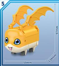 Digitales Monster Modell Bausteine Ziegelstein-Set Digimon Adventure Agumon Garudamon Metal Greymon Figuren-Set Animations-Spielzeug Kindergeschenk
