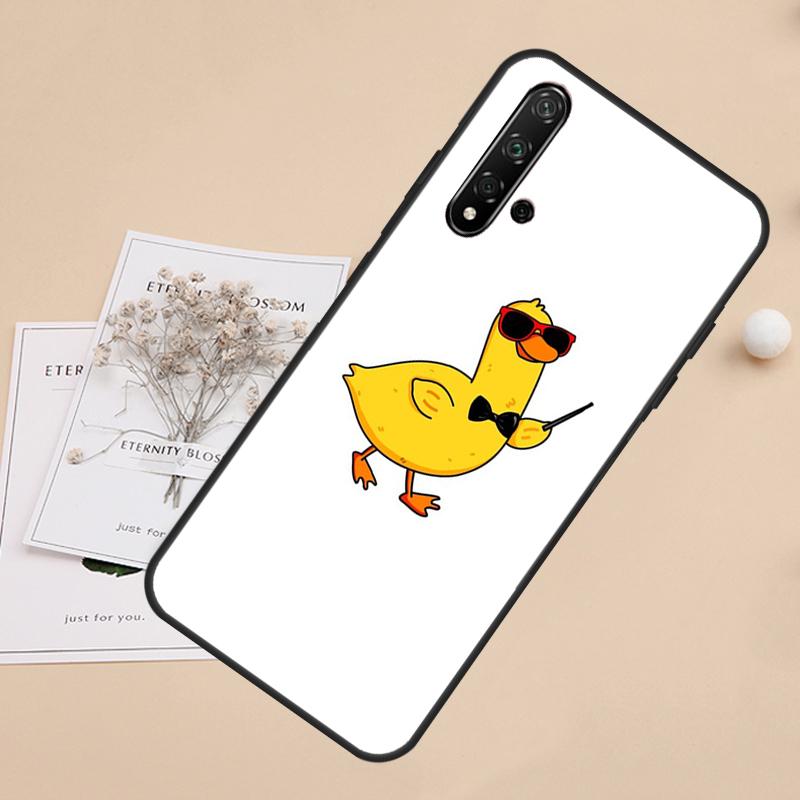 

Funny Cartoon Duck For Huawei Nova 12i 11i 8i 7i 3i 9 10 SE Y60 Y61 Y70 Y72 Y73 Y90 Y91 P20 P30 P40 Lite Case Huawei Nova 11