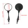 2pcs 8mm/10mm Motorcycle Rearview Mirrors Universal For Honda XR250 CRM250 CRF250 Yamaha XT200 Duiker 225 Kawasaki KLX250 KL250