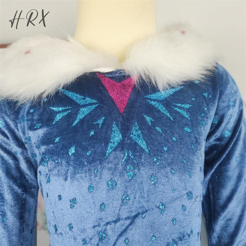 Frozen Princess Elsa Children's Cosplay Costume - Ice Queen Winter Dress Outfit