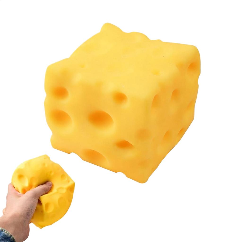 Hračky Squishy Kostka Sýra Mačkací Měkký Máslový Sýr Fidget Hračka Pomalý Odraz Tlačení Úleva od Stresu Senzorická Hračka Úleva od Stresu