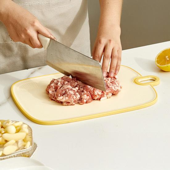 Chop And Serve Cutting Board Anti-Slip Plastic Chopping Board for Meat Veggies Safe Kitchen Essential