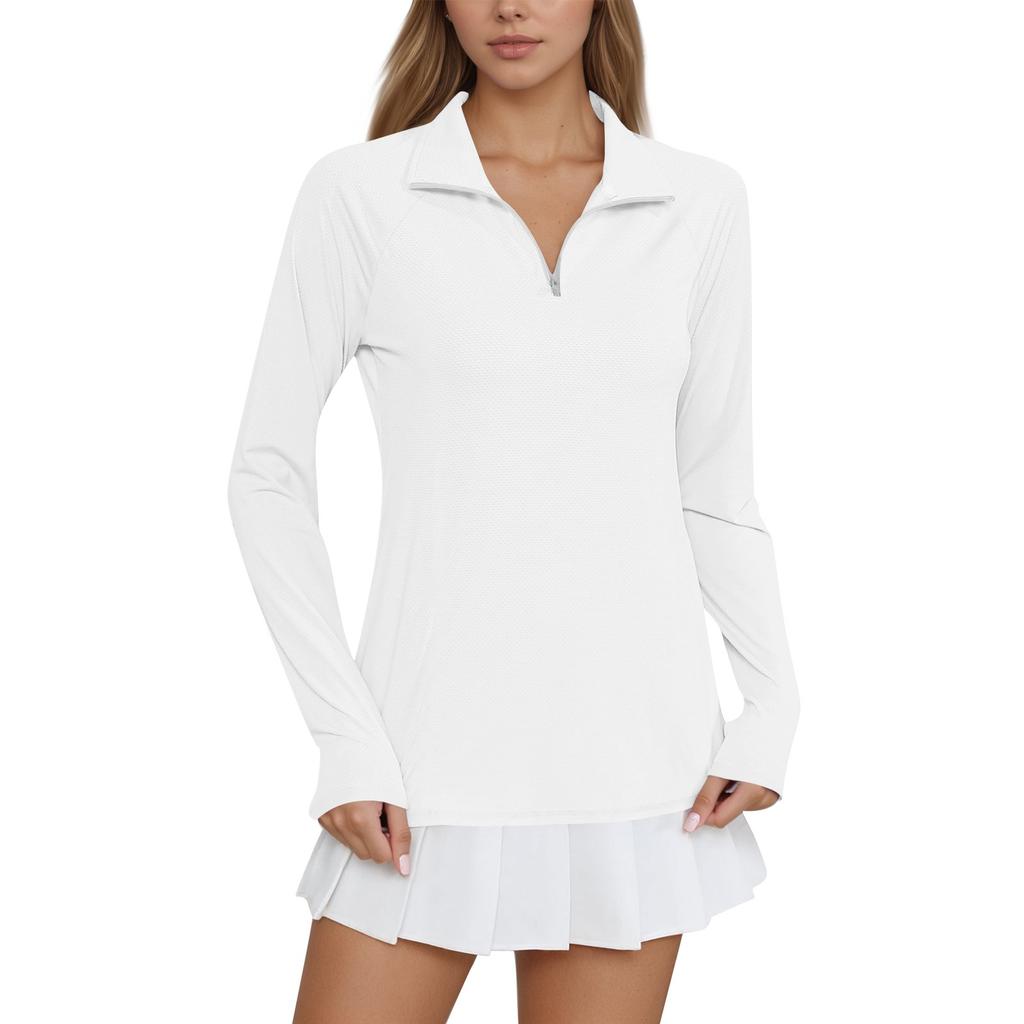 Women's Yoga Clothes Long Sleeve Pocket Style Sports Running Quick Dry Fitness Clothes Sun Clothes