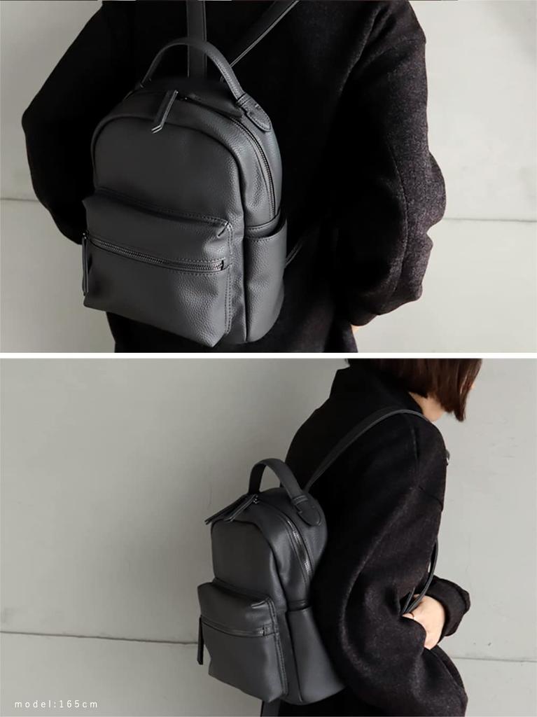 Vita Felice 9 Pocket Mini Backpack [VITAFELICE] Women's Inb-10030p (Gray)