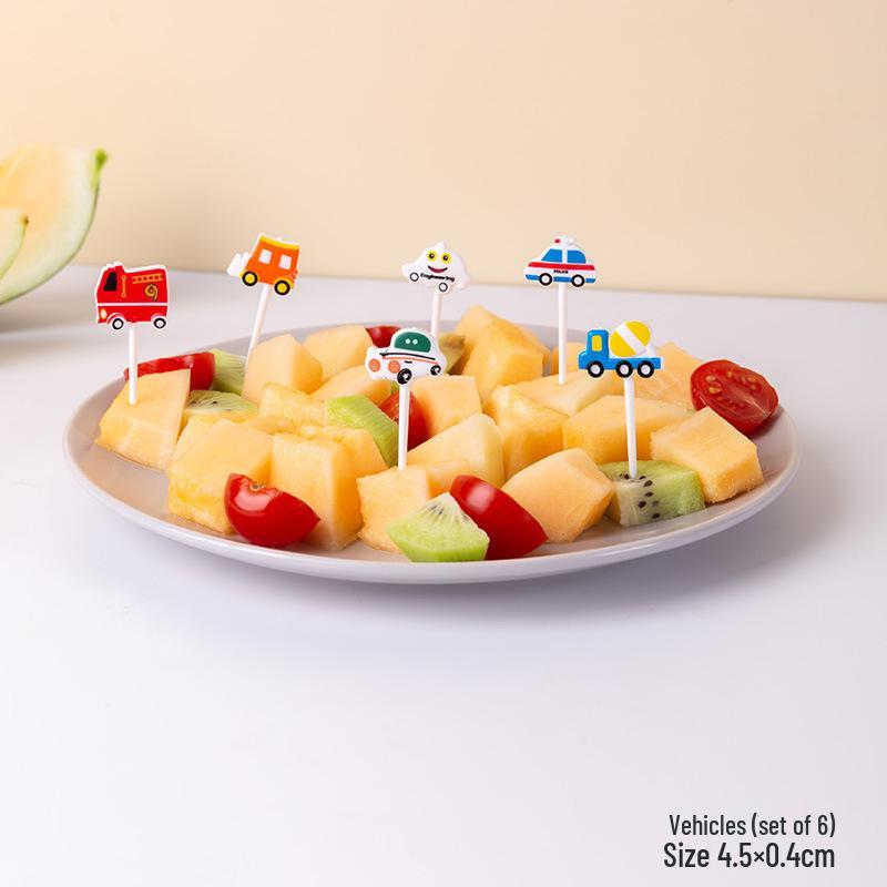 

Japanese Mini Cartoon Animal Bento Picks - Children s Halloween Fruit Forks & Traffic Signs Decor.