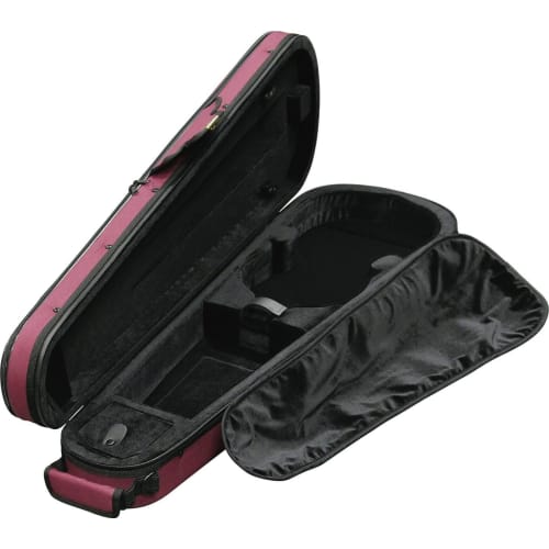 Super Light Triangular Shaped Violin Case, Black