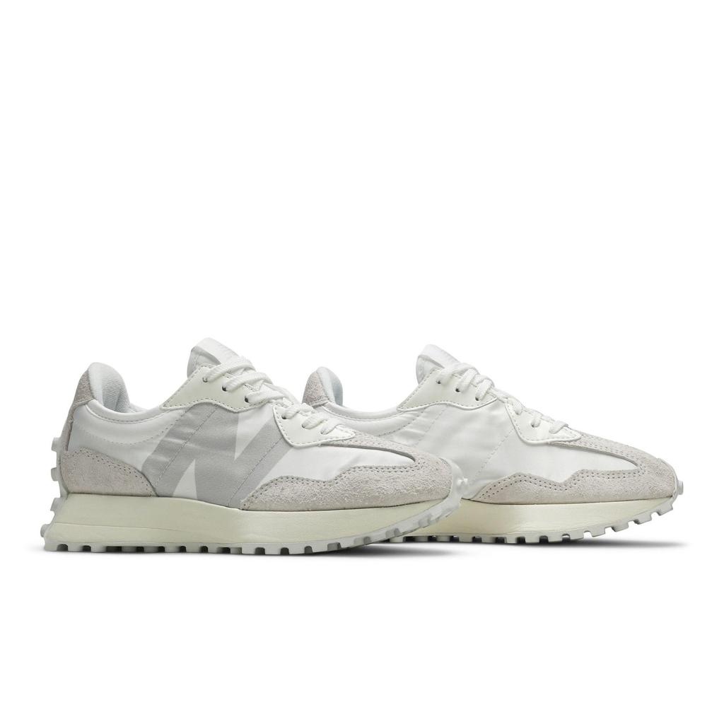 New Balance Womens 327 'White Moonbeam' (women's sizes) Munsell White / Moonbeam Running Shoes WS327SFD