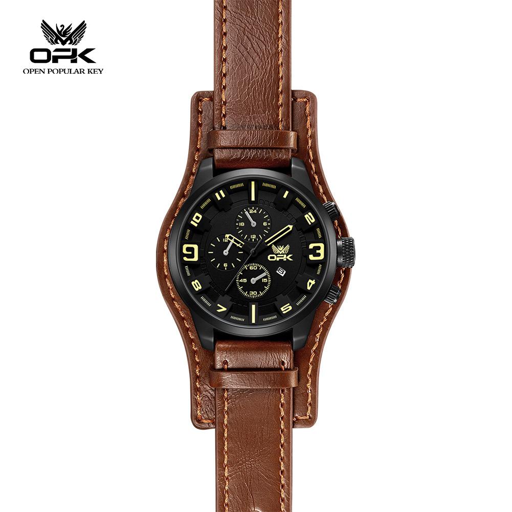 OPK Brand Watches Fashionable and Atmospheric Quartz Watches Casual and Sporty Men's Watches Men's Watches 6091