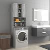 Day and Night - Day and Night Sonoma Gray Washing Machine Cabinet 64x25.5x190 Cm