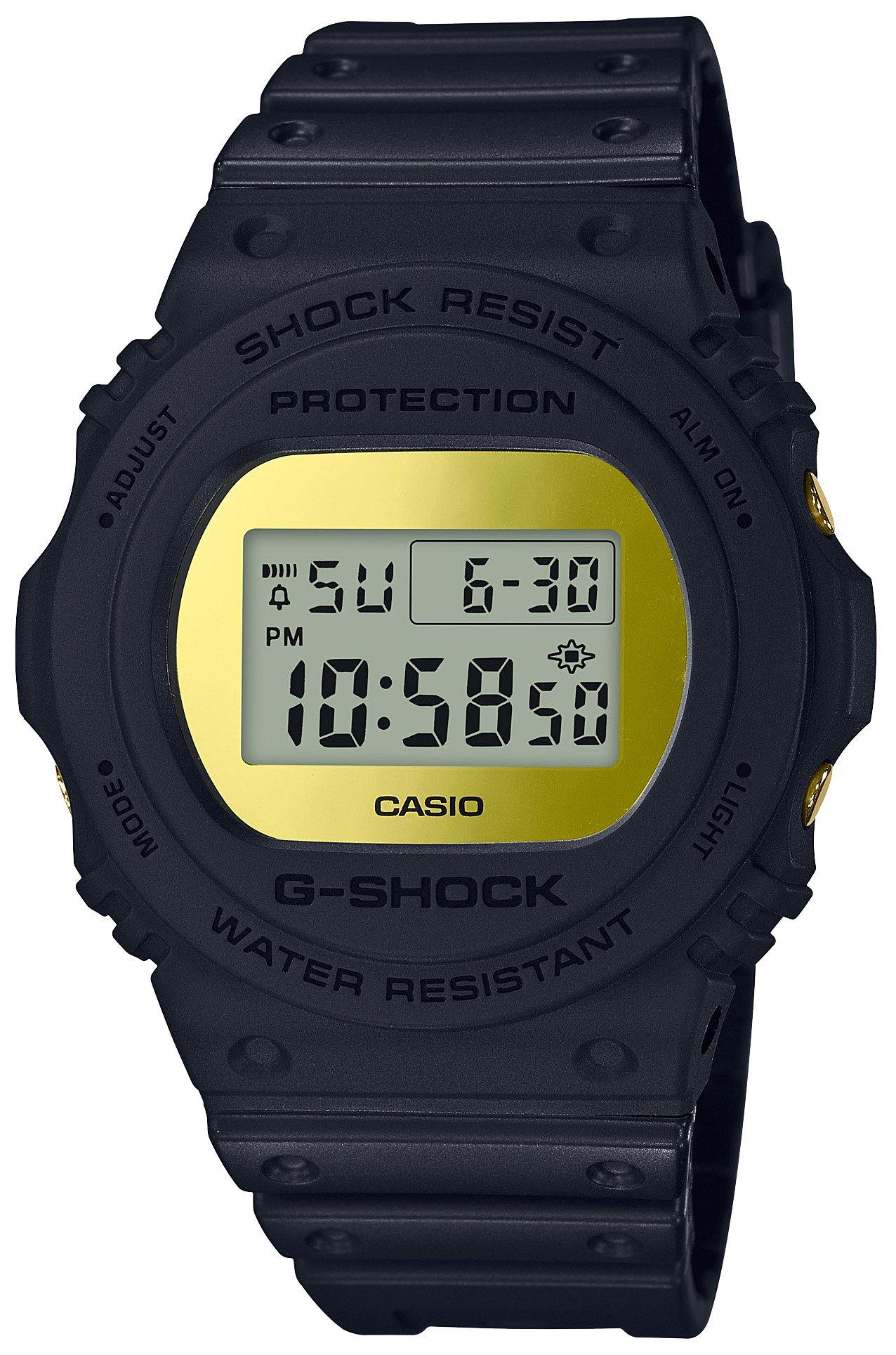 

Часы Casio с металлическим зеркальным циферблатом черные G-Shock DW-5700BBMB-1JF мужские