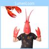 Dragon Lobster Head Mask Creative Latex Gloves For Stage Performance Festive Cosplay Accessories