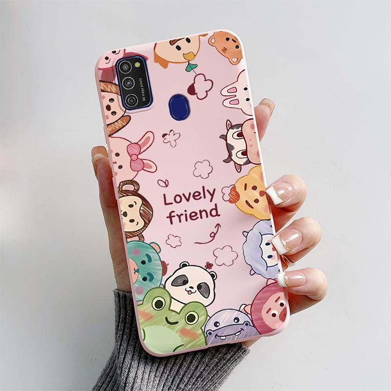 For Samsung Galaxy M21 M30S M31 M31s Case Soft Silicone Phone Back Cover For Samsung M31 M31S M30s M21 M 30 S Case Cartoon Funda