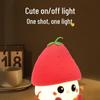 Strawberry Silicone Touch Night Light - Creative Bedside Atmosphere Lamp