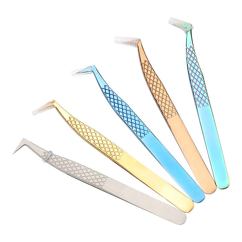 High-Precision Stainless Steel Fish Scale Eyelash Tweezers